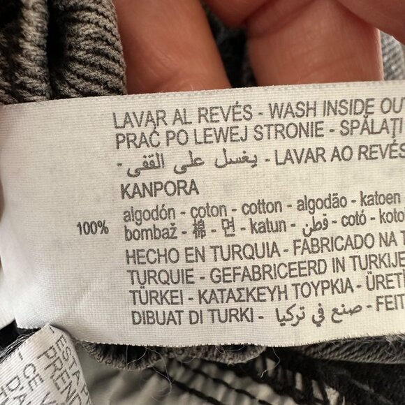 Zara High Waisted Paperbag Mom Jeans Loose Fit Barrel Style Elastic Waist Size 6 - Picture 7 of 10